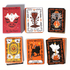 Halloween Tarot Card Deck with Game Instructions QR Code