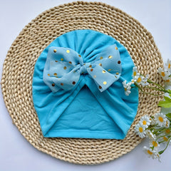 Soft Bowtie Baby Hat Newborn Spring Summer Headband
