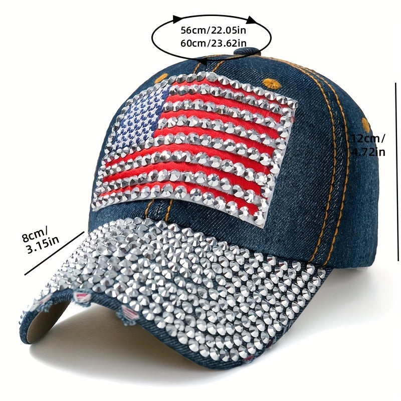 American Flag Hat Sunshade Sunscreen Cap Men Women