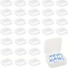 30pcs Clear Stackable Small Storage Box Toy Organizer with Lids
