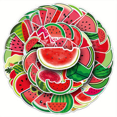 50pcs Watermelon Cartoon Stickers for DIY Projects Scrapbooking