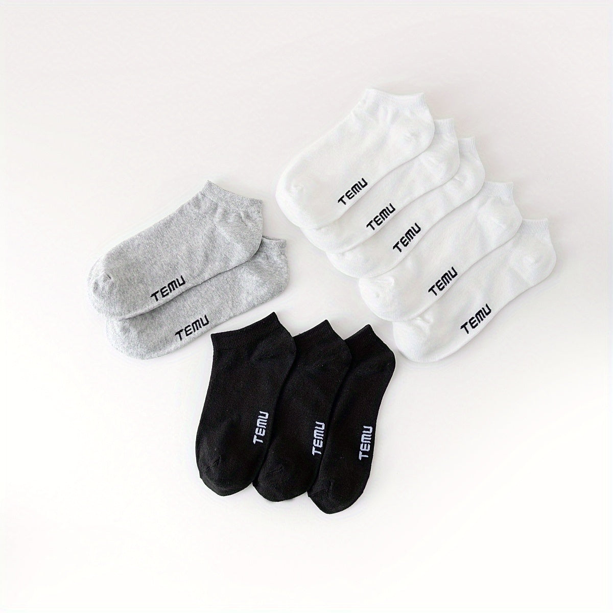 10 Pairs Letter Print All Match Ankle Socks Women's Stockings