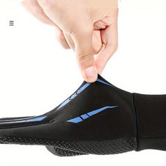 Heated Winter Plush Windproof Gloves Non Slip