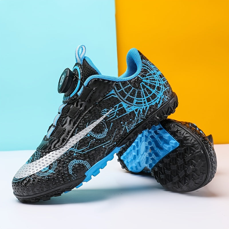 Boys TF Soccer Cleats Lightweight Athletic Shoes