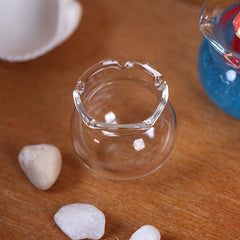 6pcs Dollhouse Food Ornaments Mini Glass Cylinder DIY Micro Landscape
