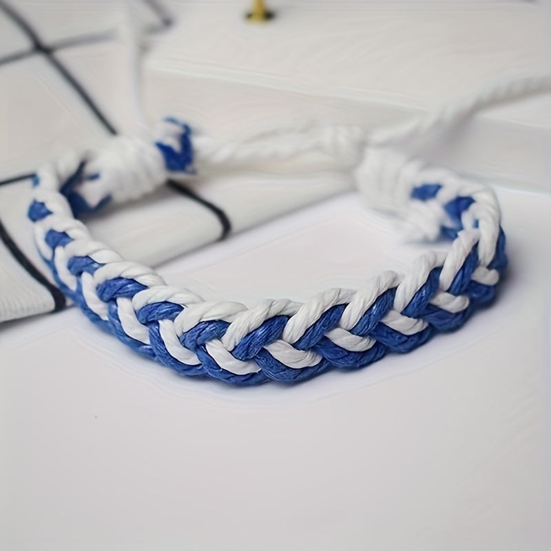 3 Pcs Sports Silicone Woven Bracelet Accessories