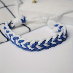 3 Pcs Sports Silicone Woven Bracelet Accessories