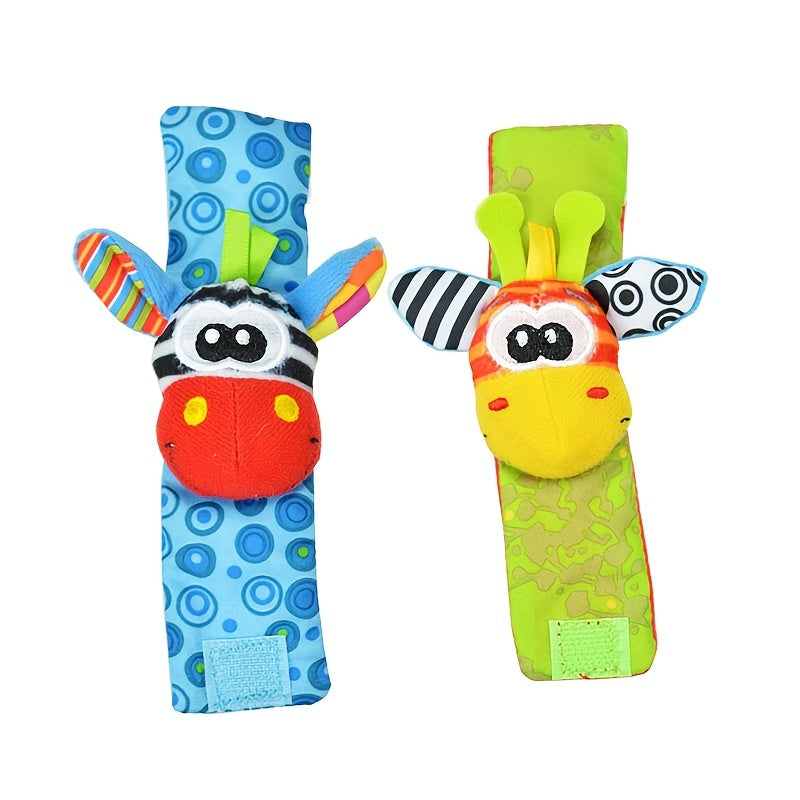 Baby Gift Set: 4 Puzzles, Watchband, Rattle, Socks