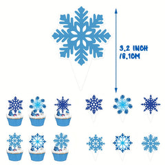 Snowflake Theme Party Decoration Set