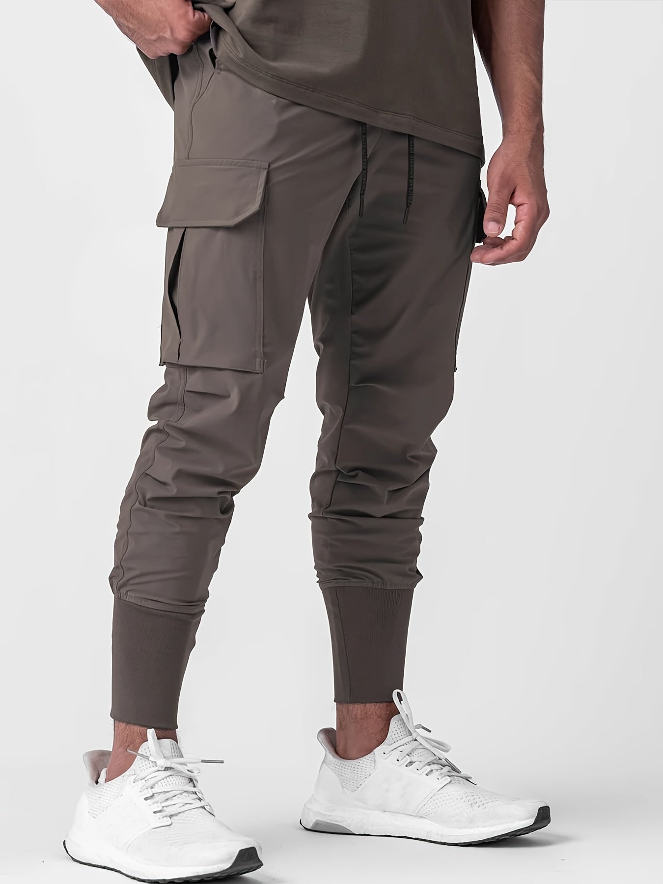 Men's Solid Joggers Outdoor Active Sweatpants