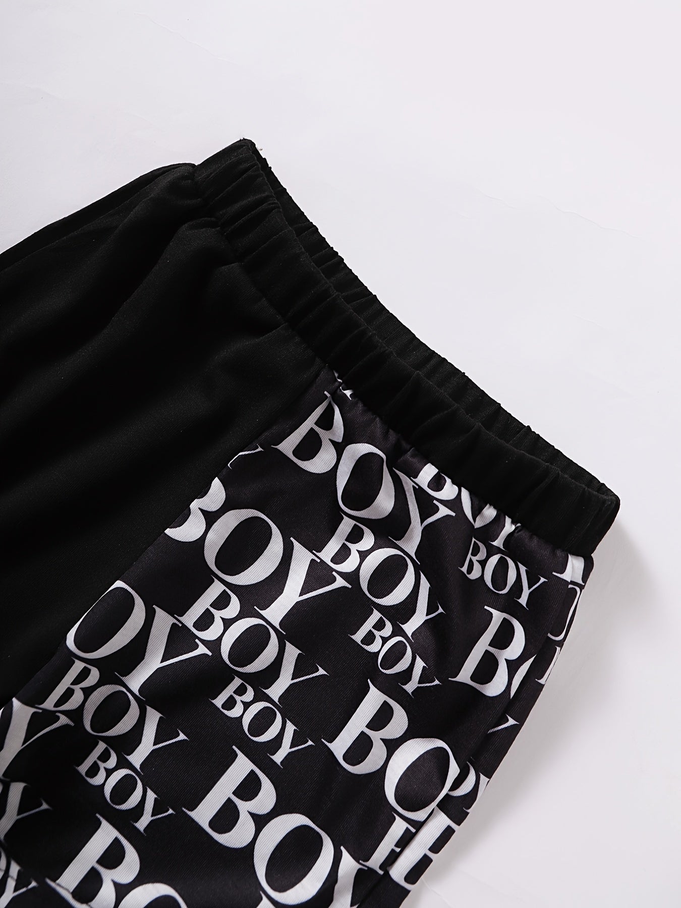 Boys Letter Pattern T-shirt & Shorts Set Summer Clothes