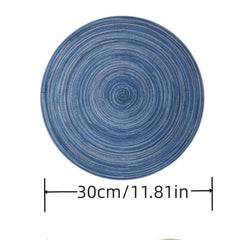 4pcs Boho Ramie Coasters Heat Insulating Placemats for Home Decor