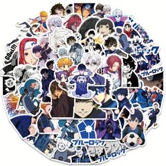 50pcs Anime Stickers Scrapbooking Motorcycle Skateboard Bicycle PVC Waterproof