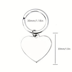 Heart Keychain Key Ring Inspirational Birthday Gift From Mom
