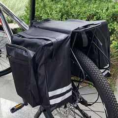20L Waterproof Bike Rear Rack Bag with Reflective Trim