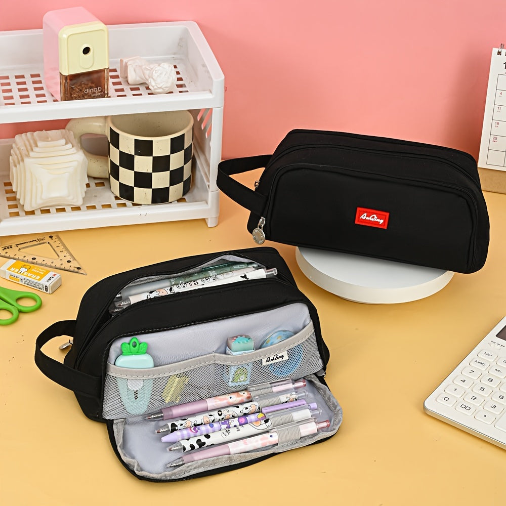 3-Layer Large Pencil Case Stationery Box Japanese Pencil Bag