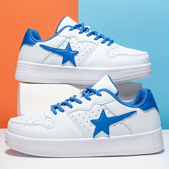 Men's Lace Up Star Skate Shoes Breathable