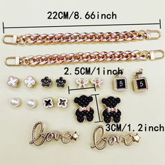 Bear Chain Shoe Accessories for Party Favors Birthday