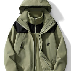 Women's 3-in-1 Outdoor Sports Jacket - Windproof & Waterproof