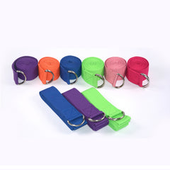 Cotton Yoga Strap With Metal D Ring