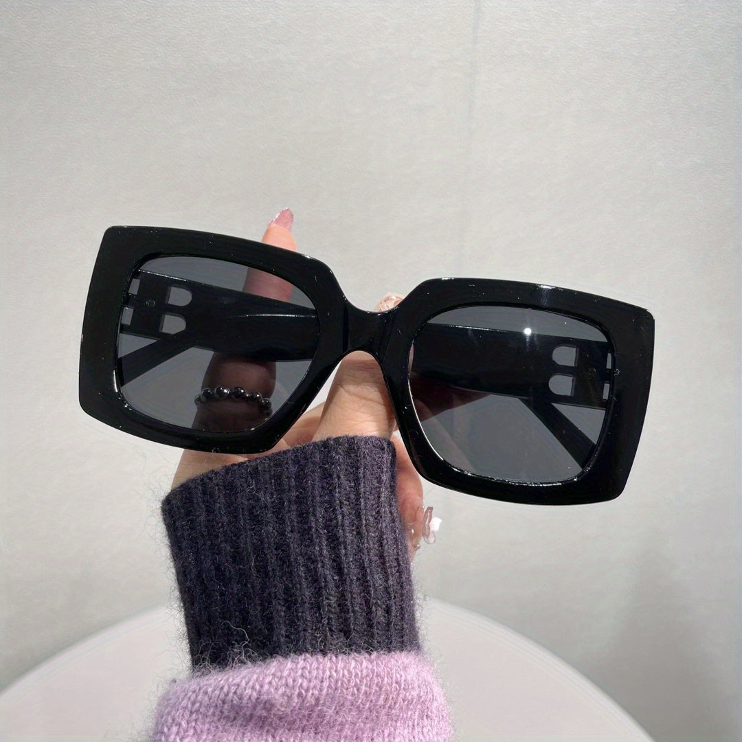 Vintage Oversized Sunglasses Y2K Hiking Sunshade Eyeglasses