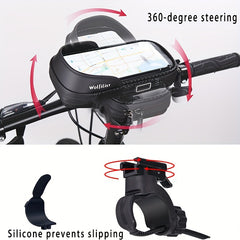 Waterproof Adjustable Bike Bag Handlebar with Sunshade