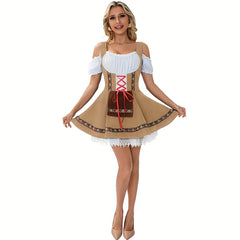 Bavarian Oktoberfest Dress for Women Halloween Costume