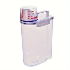1pc Sealed Grain Storage Box Rice Beans Kitchen Storage Tank