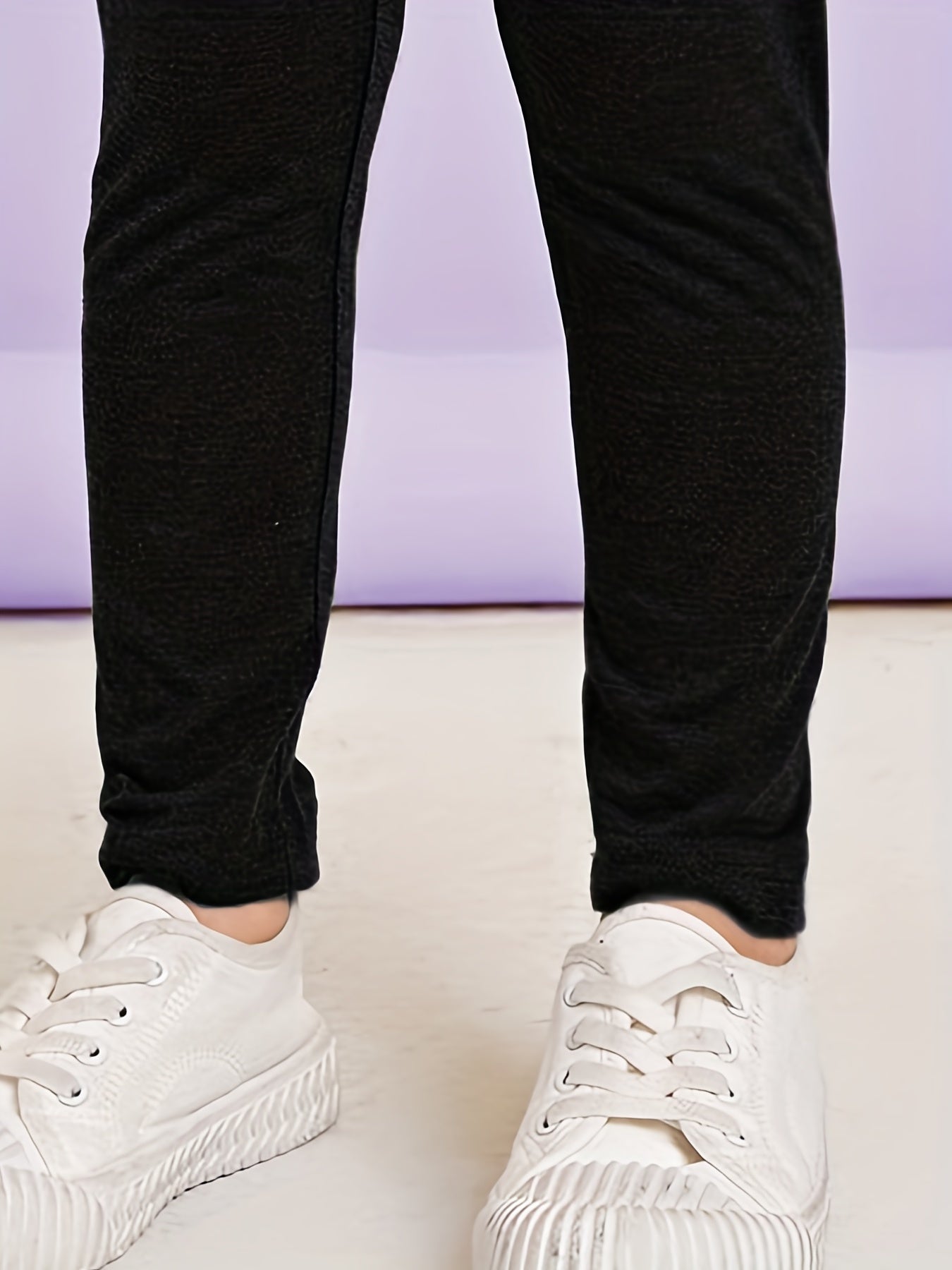 Kid Girls Basic Leggings Stretchy Casual Pants