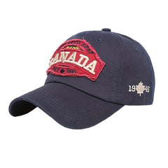 Maple Leaf 1945 Baseball Cap with CANADA Embroidery