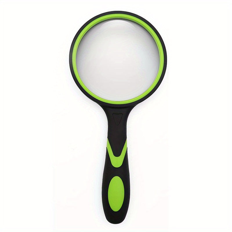 Handheld Magnifying Glass 10X Real Glass Lens