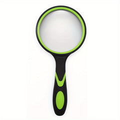 Handheld Magnifying Glass 10X Real Glass Lens