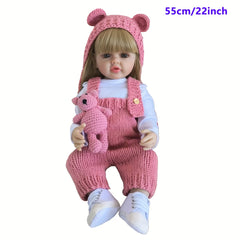 Realistic Princess Toddler Art Bebe Doll Vinyl Reborn Youngsters Girl Doll