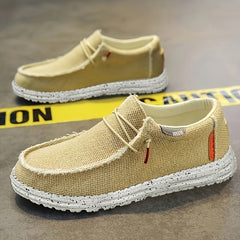 Men's Canvas Loafers Breathable Non Slip Sneakers