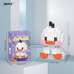 12pcs Animal Building Blocks Set Small Particle Building Block