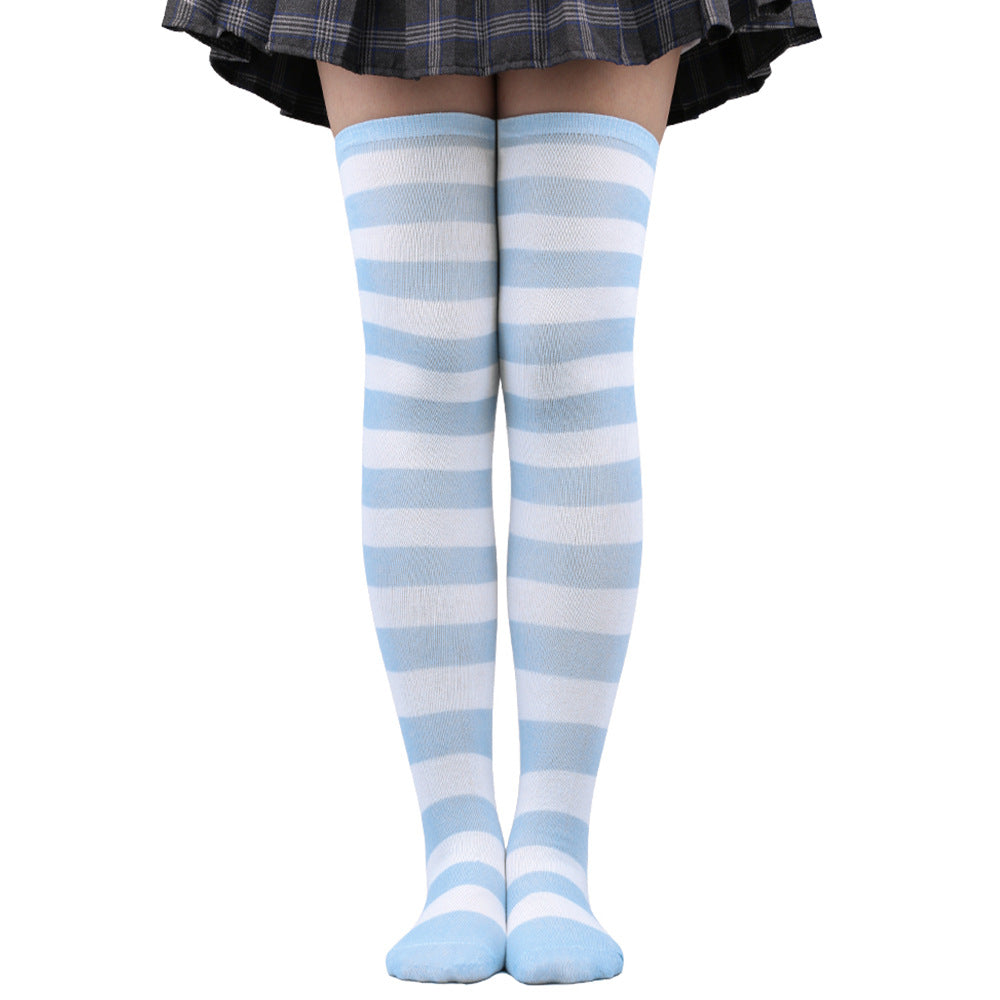 Striped Thigh High Socks for Halloween Costume