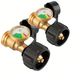 2pcs Propane Tank Gauge Level Indicator Leak Detector Gas Pressure Meter