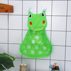 Baby Bath Toys Duck Frog Mesh Net Toy Storage Bag
