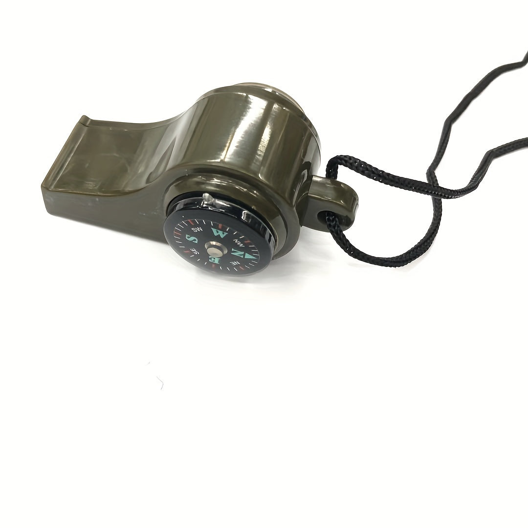 3 in 1 Whistle with Compass and Thermometer, 2pcs