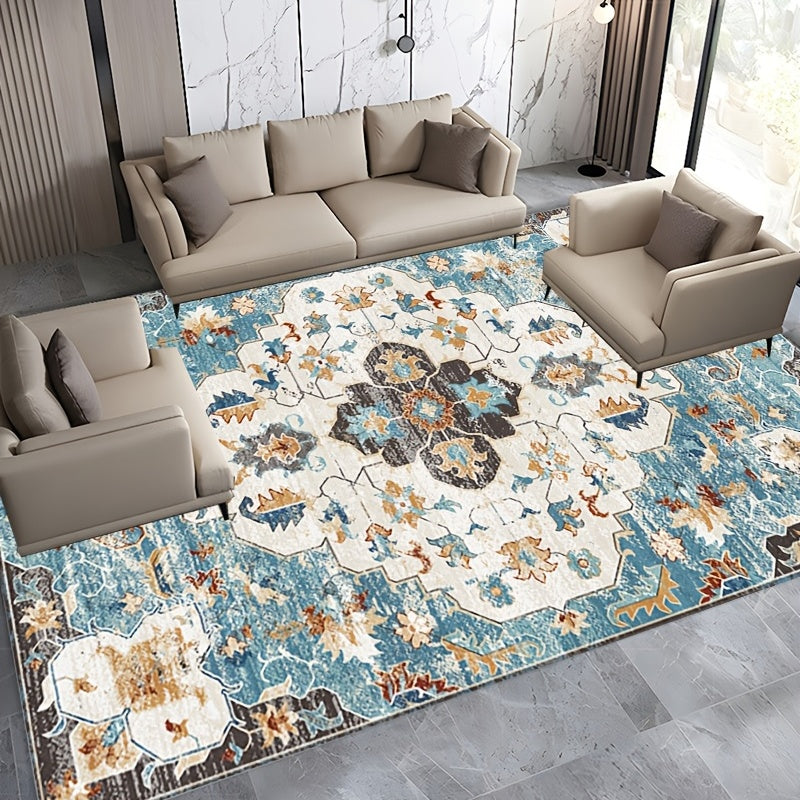Bohemian Area Rug Washable Anti-Skid Carpet