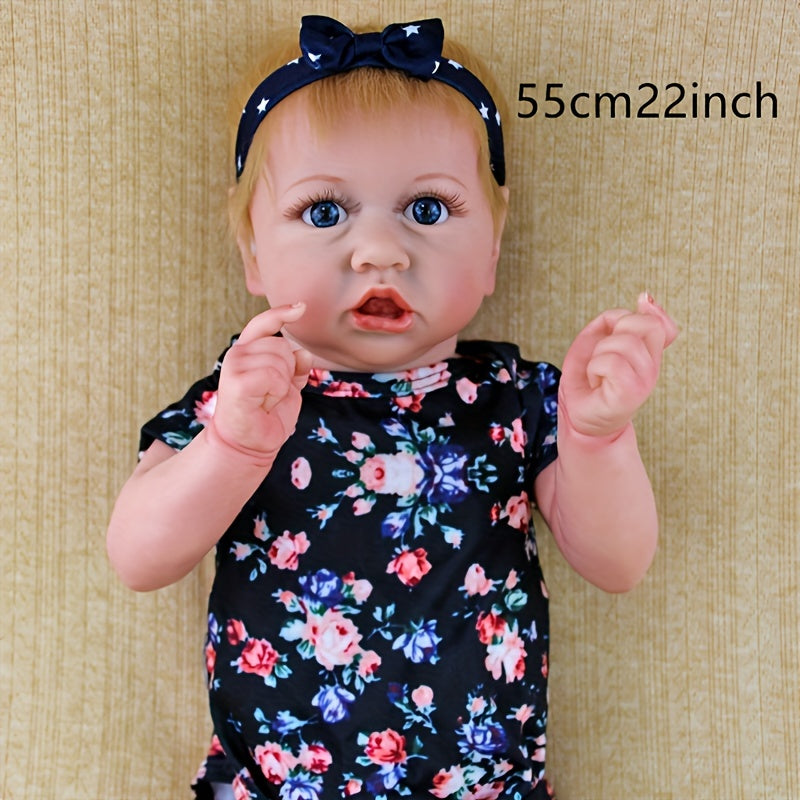 55 88 Cm Reborn Doll Pure Hair Transplant Simulative Baby Dolls