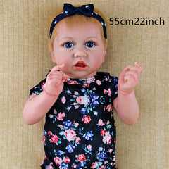 55 88 Cm Reborn Doll Pure Hair Transplant Simulative Baby Dolls