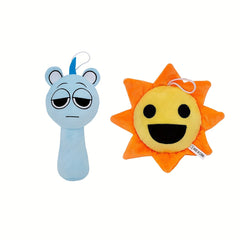 Prunki Plush Doll Rhythm Box Soft Toy Orange Purple