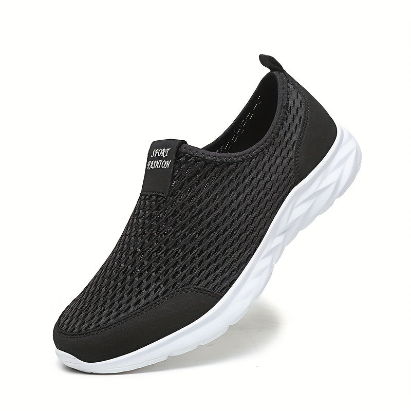 Mesh Slip On Walking Shoes Lightweight Breathable Sneakers Women
