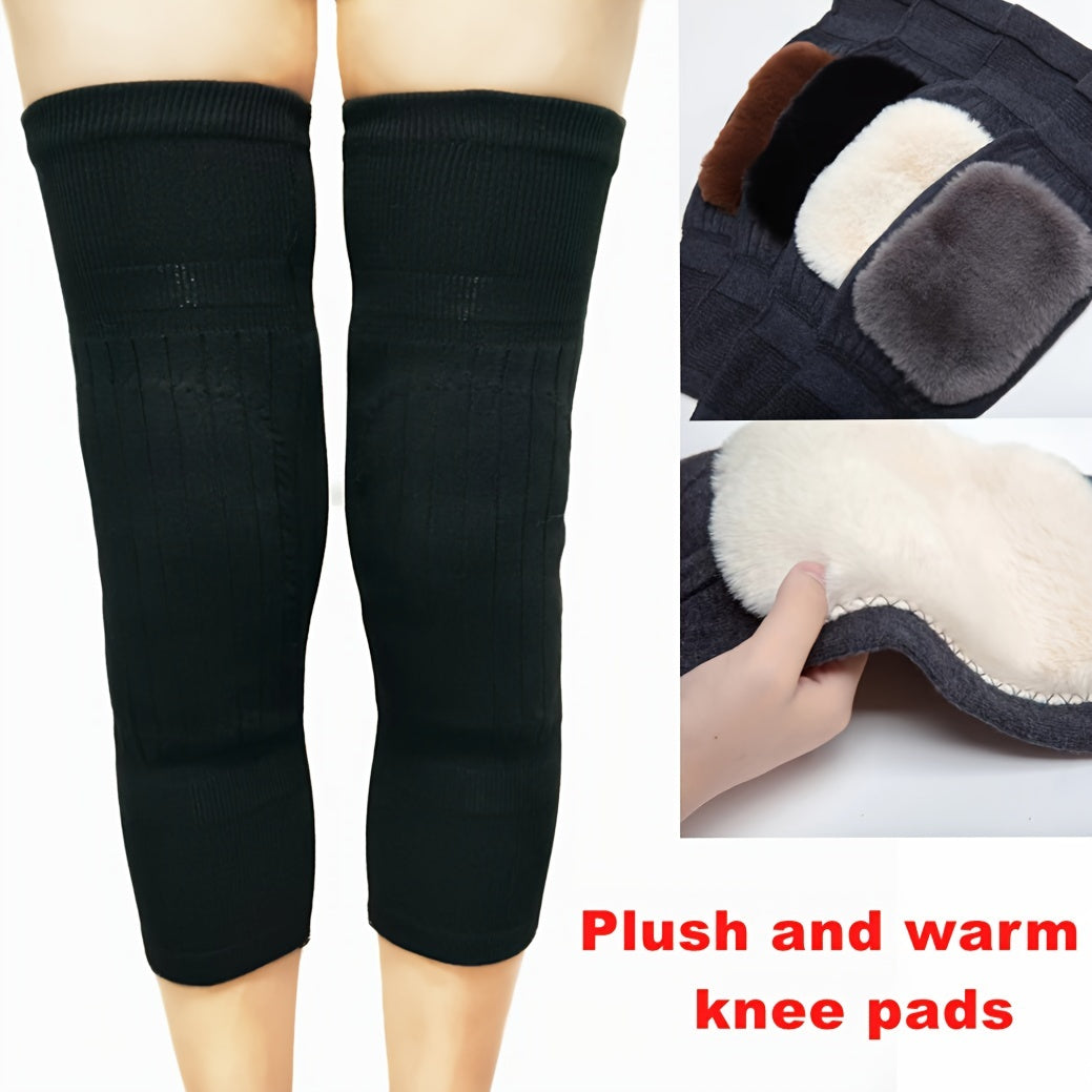 Plush Knee Pads for Skiing & Sports
