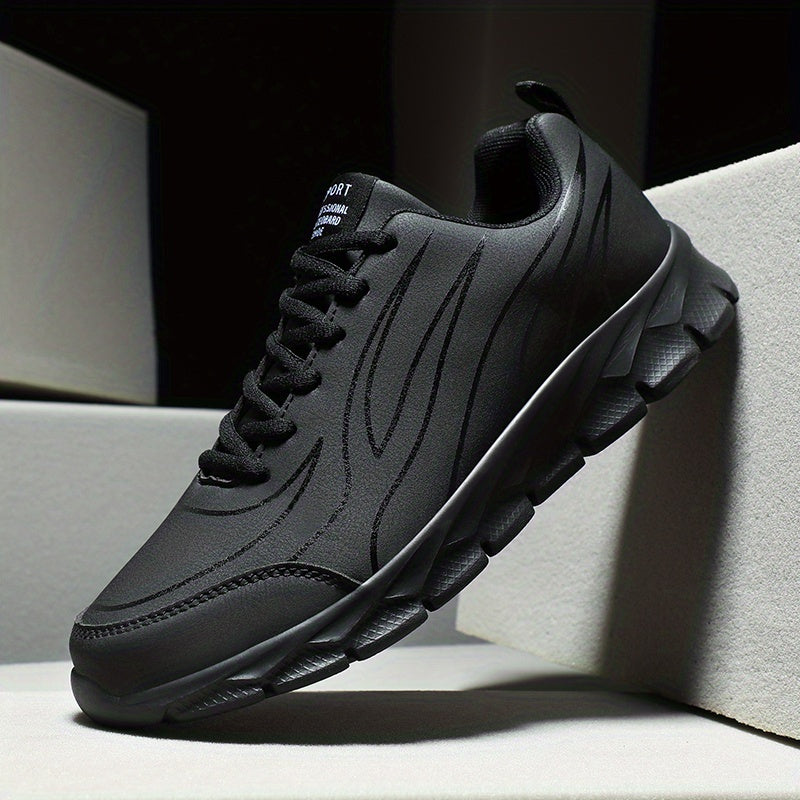 Men's Lace up Sneakers Anti skid Athletic Shoes