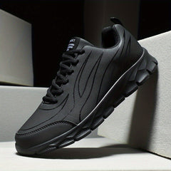 Men's Lace up Sneakers Anti skid Athletic Shoes