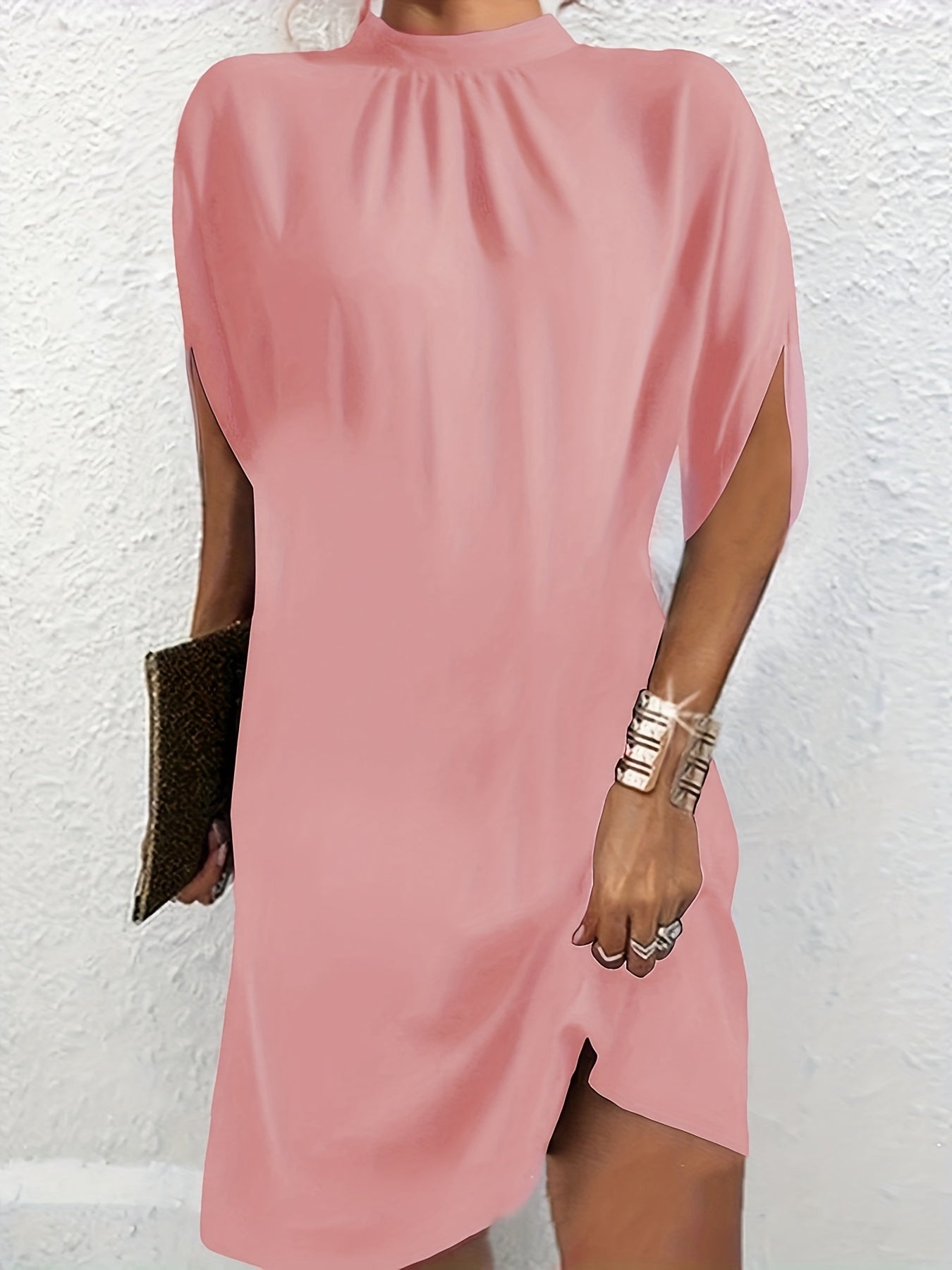 Casual Split Sleeve Dress for Spring & Summer Women's Clothing
