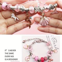 Girl's Beaded Bracelet Birthday Gift Set