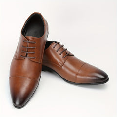 Men's Lace Up PU Business Shoes for Formal Occasions
